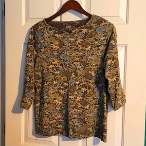 Columbia 3/4 sleeve Casual Top